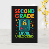 Carte Second Grade Level Unlocked Gamer Ck To School Con (Fleur jaune)