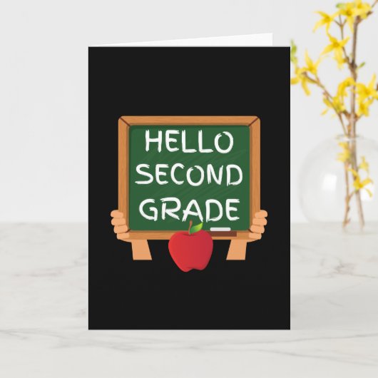 Carte seconde classe (Fleur jaune)