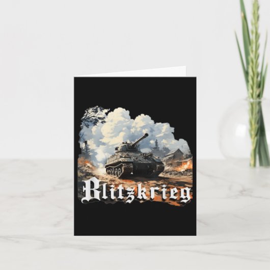 Carte Seconde Guerre mondiale Blitzkrieg (Devant)