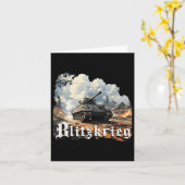 Carte Seconde Guerre mondiale Blitzkrieg (Fleur jaune)