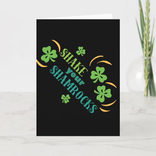 Carte Secouer vos Shamrocks (Devant)