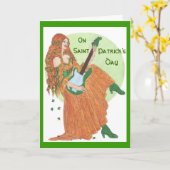 Carte Secouez Vos Shamrocks ! (Fleur jaune)