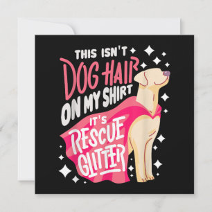 Carte Secourir Don de chien I Ce n'est pas les cheveux d