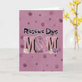 Carte Secourir MOM chien (Fleur jaune)