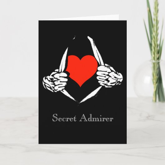 Carte Secret Admirer (Devant)