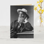 Carte "Secret citation de Walt Whitman de meilleure (Fleur jaune)