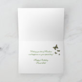 CARTE SECRET PAL - BUTTERFLIES/FLOWERS D'ANNIVERSAIRE (Intérieur)
