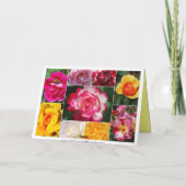 Carte Secret Pal Joyeux Anniversaire Rose Collage Jaune (Dos)