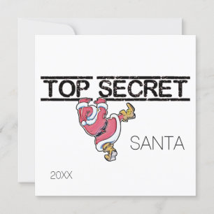 Carte Secret Père Noël information employé haute définit