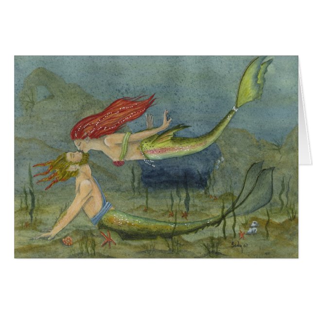 Carte secrète de baiser (Devant horizontal)