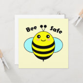 Carte Sécurité des abeilles 1 (Devant/Arrière en situation)