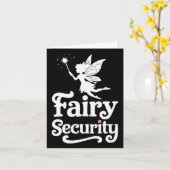 Carte Sécurité fée (Fleur jaune)