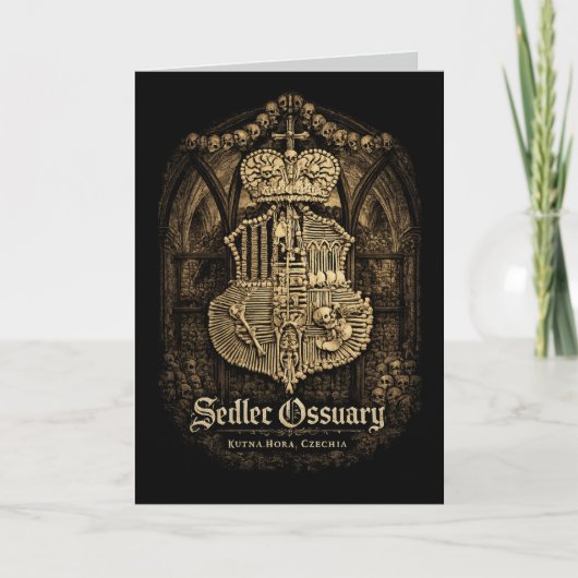Carte Sedlec Ossuary (Devant)