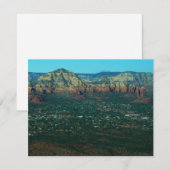 Carte Sedona et Coffee Pot Rock d'en haut (Devant / Derrière)