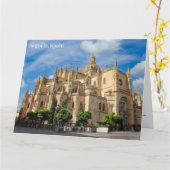 Carte Ségovie, Espagne (Fleur jaune)