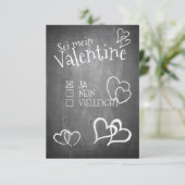 Carte Sei mein Valentine (Debout devant)