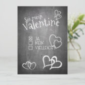 Carte Sei mein Valentine (Debout devant)