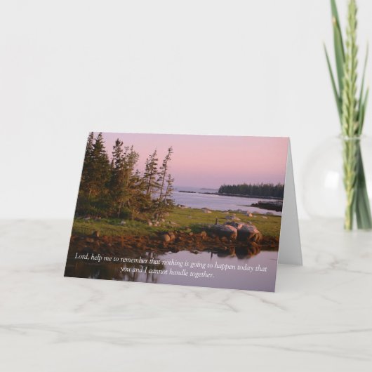 Carte Seigneur, aide-moi à me rappeler (Devant)