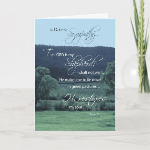 Carte Seigneur est Mon Pasteur, Religieux, Sympathie chr