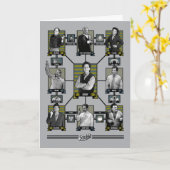 Carte Seinfeld | Graphique de relation de caractère (Fleur jaune)