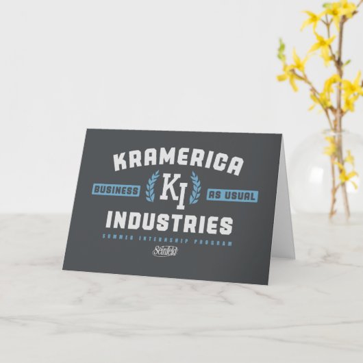 Carte Seinfeld | Kramerica Industries (Fleur jaune)