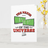 Carte Seinfeld | Le Nexus de l'Univers (Fleur jaune)