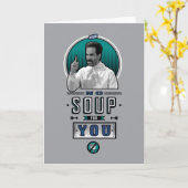 Carte Seinfeld | Pas De Soupe Pour Vous Graphique (Fleur jaune)
