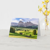 Carte Seiser Alm| Alpes Dolomites, Italie (Fleur jaune)