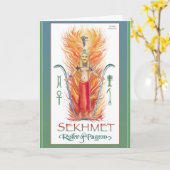 Carte Sekhmet (Fleur jaune)
