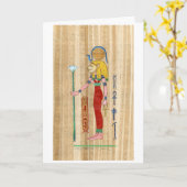 Carte Sekhmet Papyrus (Fleur jaune)