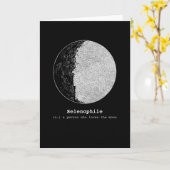 Carte Selenophiles Lovers The Moon Moon Lovers (Fleur jaune)