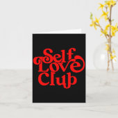 Carte Self Care Club Sitive Aesthetic Self Love Valentin (Fleur jaune)