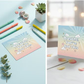 Carte Self Love Quote Flat Card