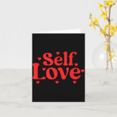 Carte Self Love Valentines Day Self Care Womens  (Fleur jaune)