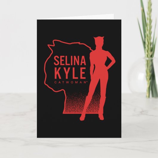 Carte Selina Kyle Catwoman - logo (Devant)