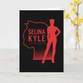 Carte Selina Kyle Catwoman - logo (Fleur jaune)