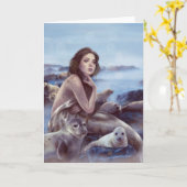 Carte Selkie (Fleur jaune)