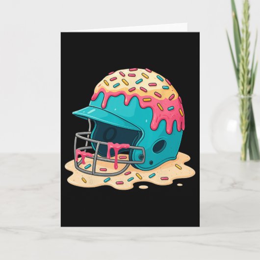 Carte Sell Catcher Helmet With Face Mask Ice-cream Dripp (Devant)