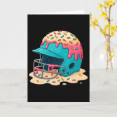 Carte Sell Catcher Helmet With Face Mask Ice-cream Dripp (Fleur jaune)