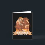 Carte Sellez Pour le Plaisir Cowboy Western Humour Réser<br><div class="desc">Sellez Pour le Plaisir Cowboy Western Humour Haut de Tank</div>