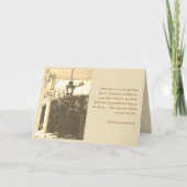 CARTE S'ÉLOIGNER + CITATION SUR LE DÉPART (Devant)