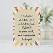 Carte semaine d'appréciation des bénévoles (Debout devant)