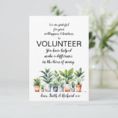 Carte semaine d'appréciation des bénévoles (Debout devant)