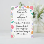 Carte semaine d'appréciation des bénévoles (Debout devant)