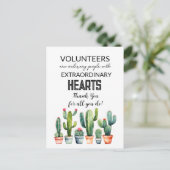 carte semaine d'appréciation du bénévole (Debout devant)