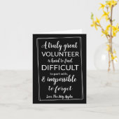 Carte semaine d'appréciation du bénévole tropical (Fleur jaune)