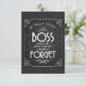 Carte semaine d'appréciation du patron (Debout devant)