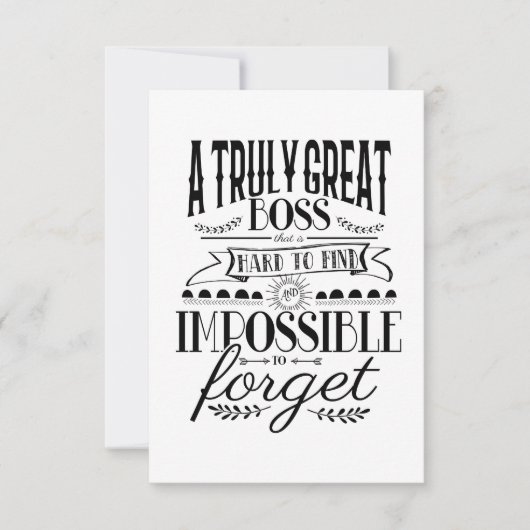 Carte Semaine d'appréciation du patron (Devant)