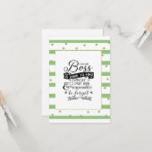 Carte Semaine d'appréciation du patron (Devant/Arrière en situation)