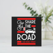 Carte Semaine de la sécurité routière à vélo (Debout devant)